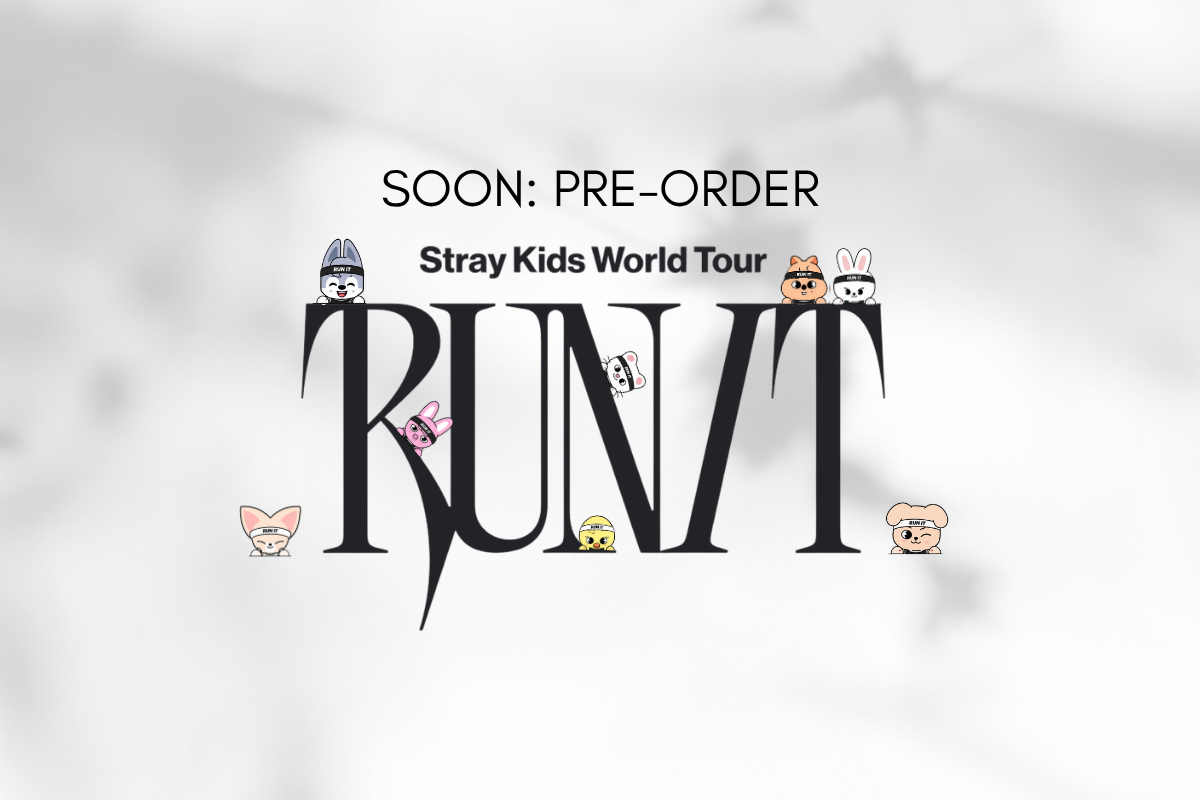 STRAY KIDS - WORLD TOUR 'RUN IT' OFFICIAL MERCH