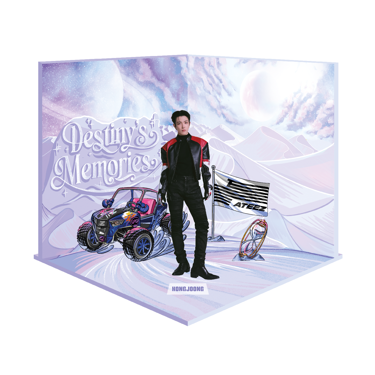 ATEEZ EXHIBITION "Destiny's Memories" – DIORAMA ACRYLIC STAND member