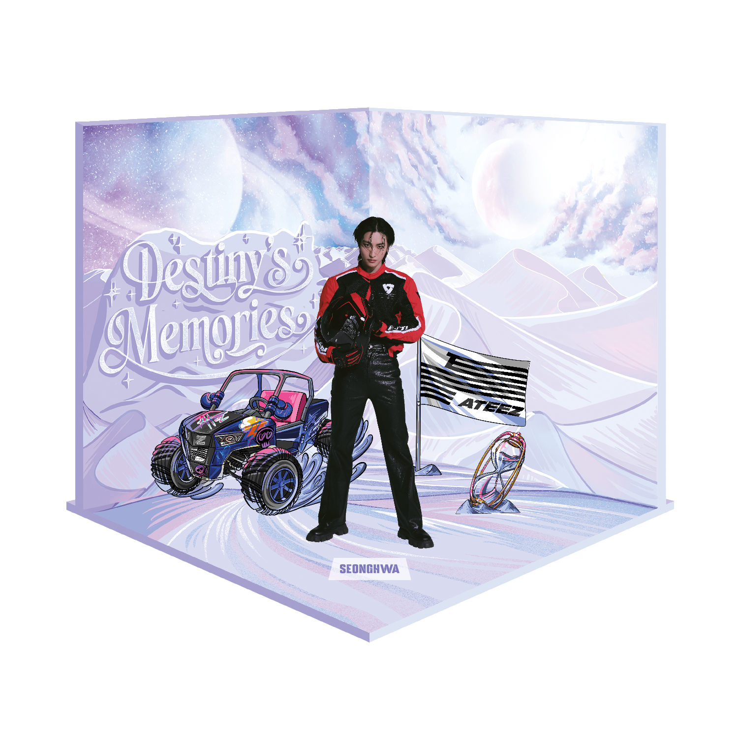 ATEEZ EXHIBITION "Destiny's Memories" – DIORAMA ACRYLIC STAND member 