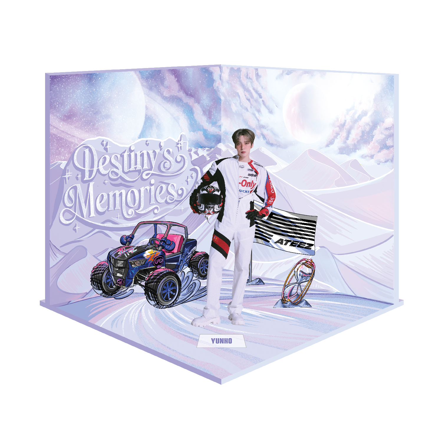 ATEEZ EXHIBITION "Destiny's Memories" – DIORAMA ACRYLIC STAND member