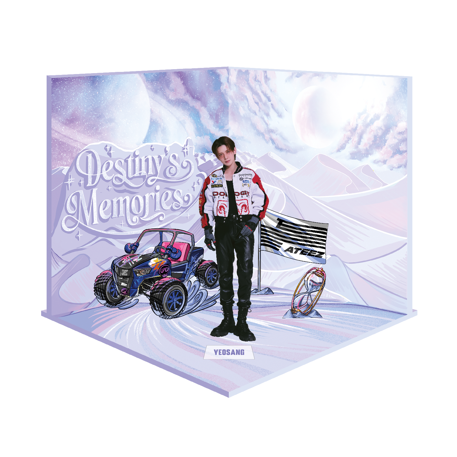 ATEEZ EXHIBITION "Destiny's Memories" – DIORAMA ACRYLIC STAND member