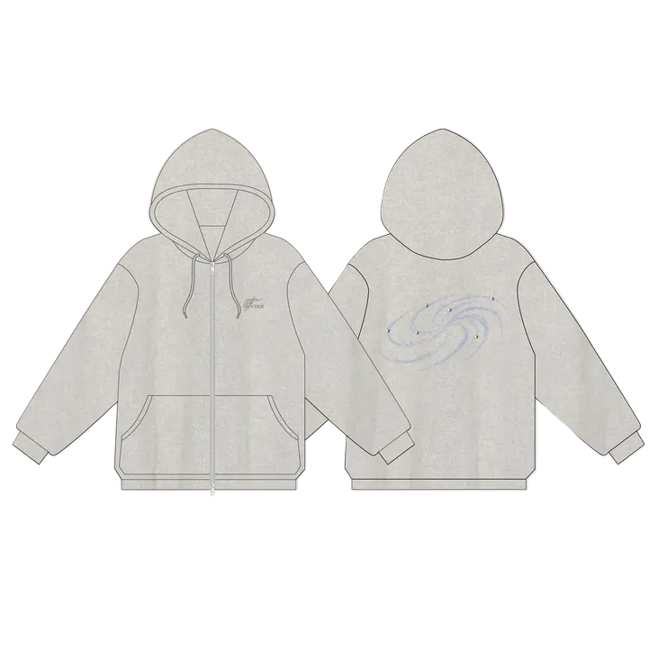 NMIXX POP-UP EXCLUSIVE HOOD ZIP-UP FRONT BACK