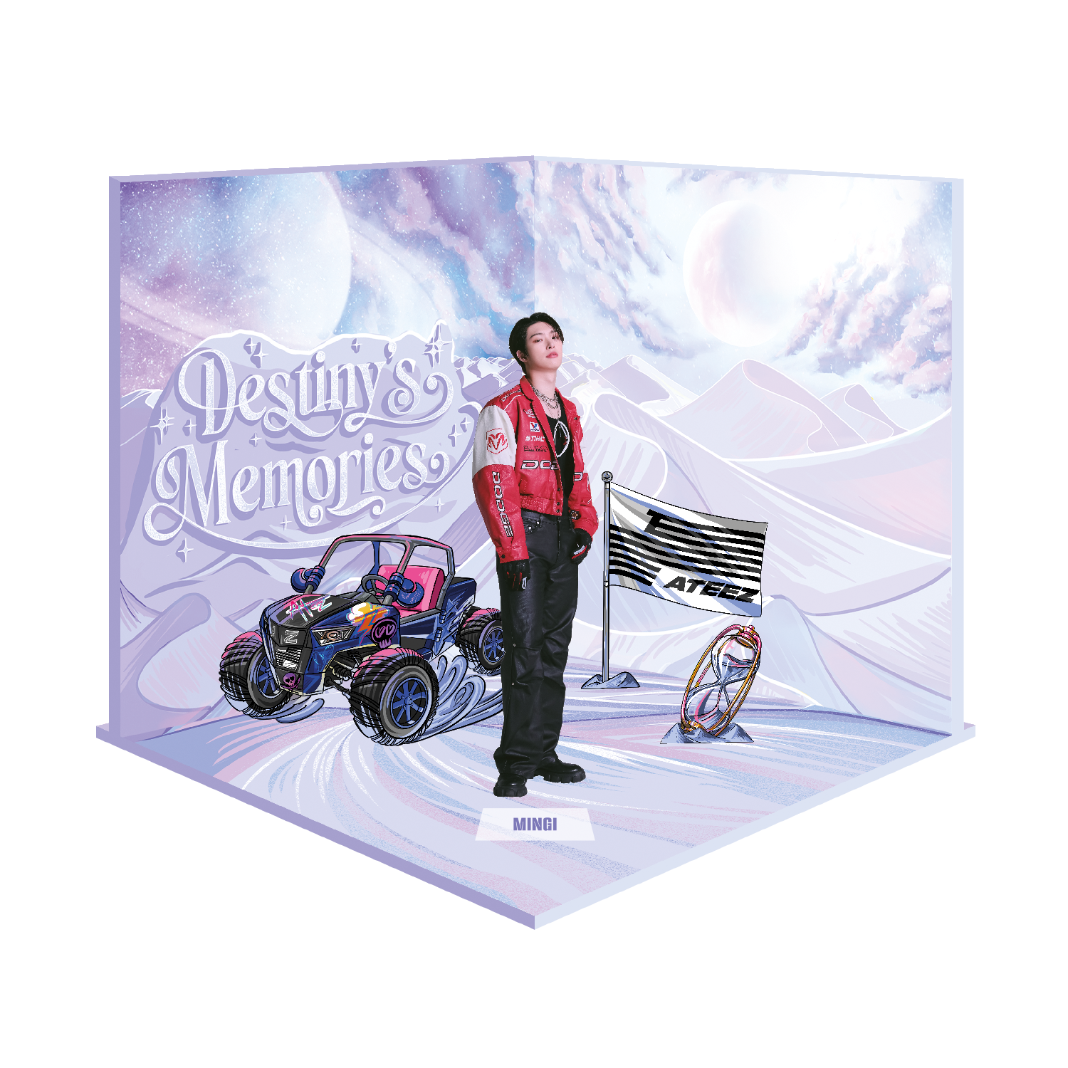 ATEEZ EXHIBITION "Destiny's Memories" – DIORAMA ACRYLIC STAND member