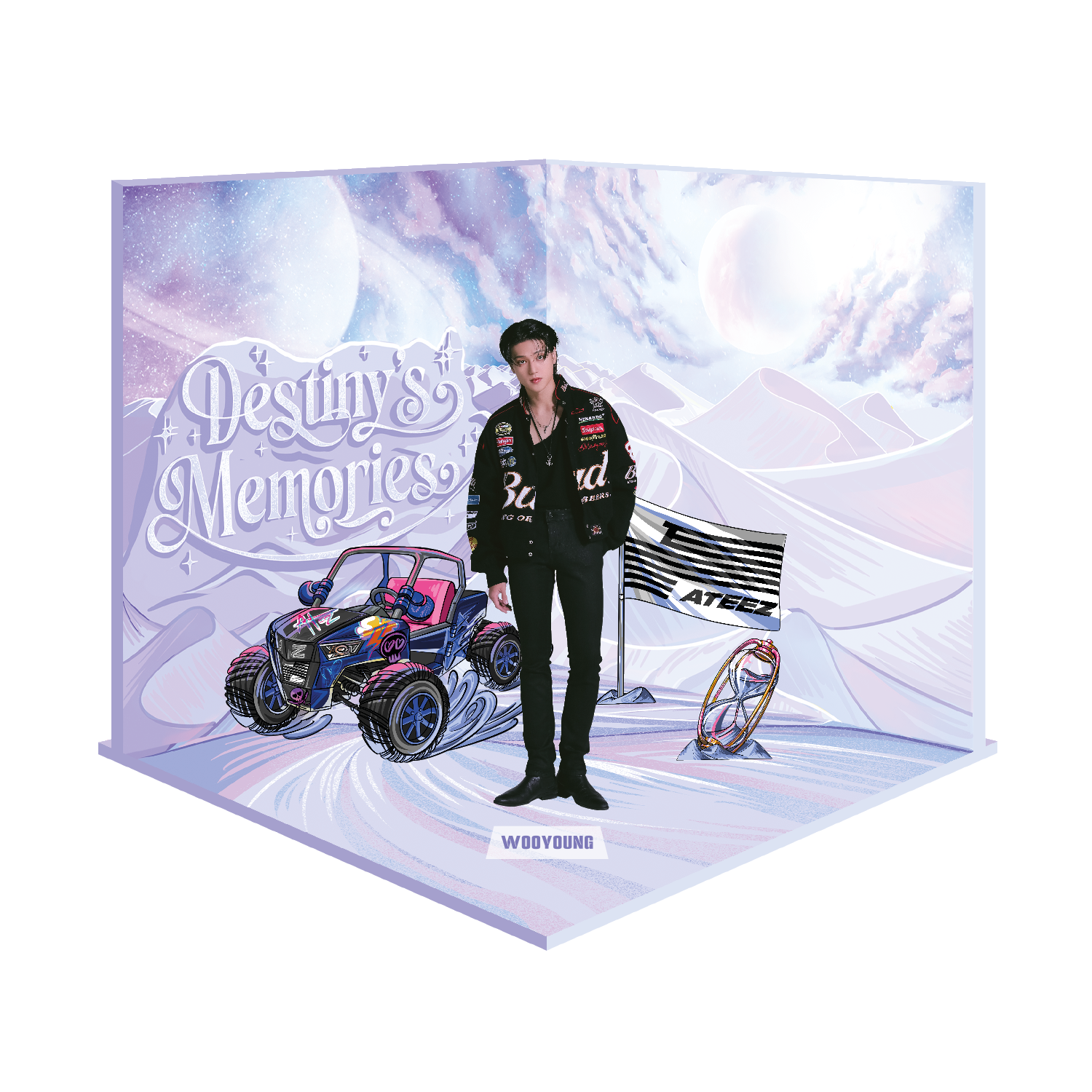 ATEEZ EXHIBITION "Destiny's Memories" – DIORAMA ACRYLIC STAND member