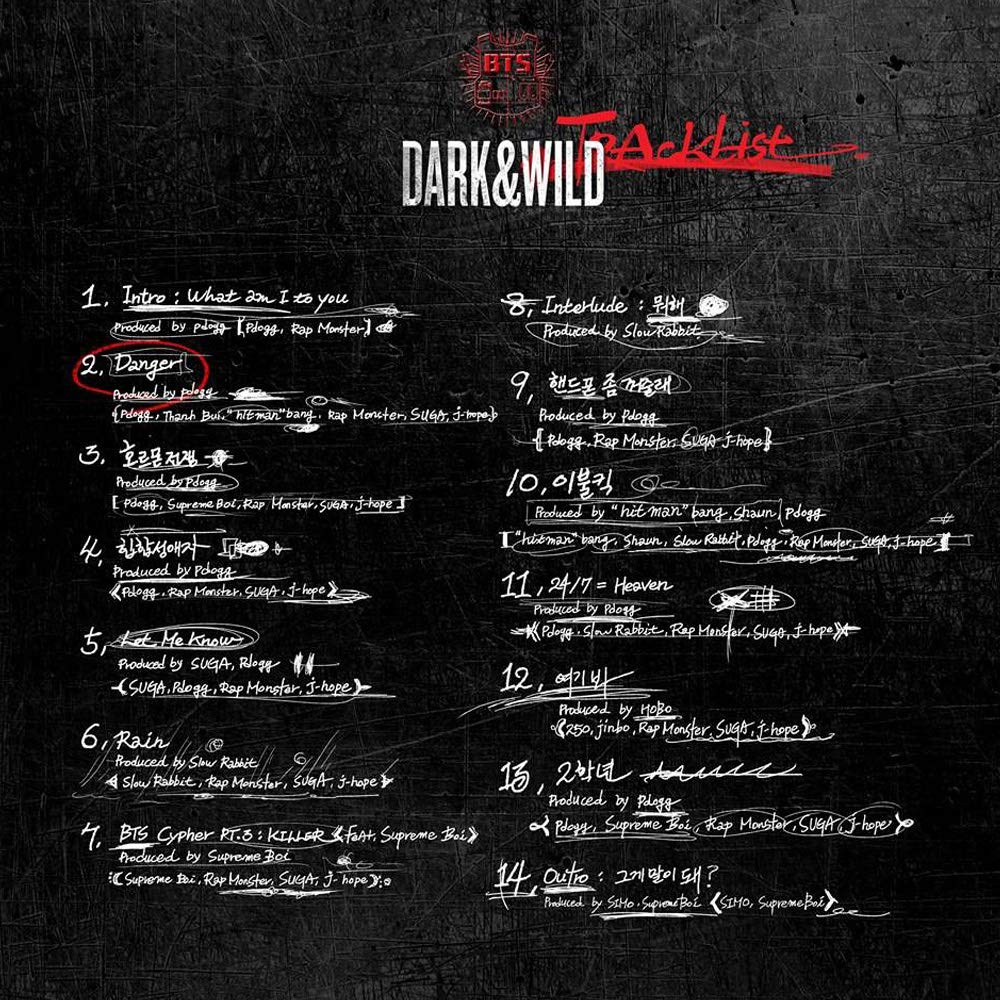 BTS - DARK & WILD (1ST FULL ALBUM) Tracklist