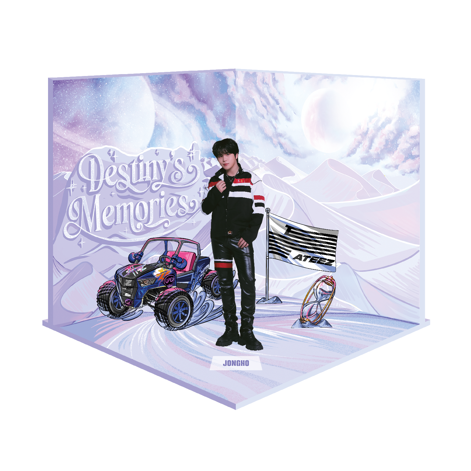 ATEEZ EXHIBITION "Destiny's Memories" – DIORAMA ACRYLIC STAND member