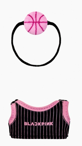 BLACKPINK POP-UP EXCLUSIVE CHARACTER COSTUME CLOSET PINK BLACK TOP