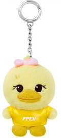 BLACKPINK POP-UP EXCLUSIVE CHARACTER MINI PLUSH KEYRING JUMP PPEU YELLOW