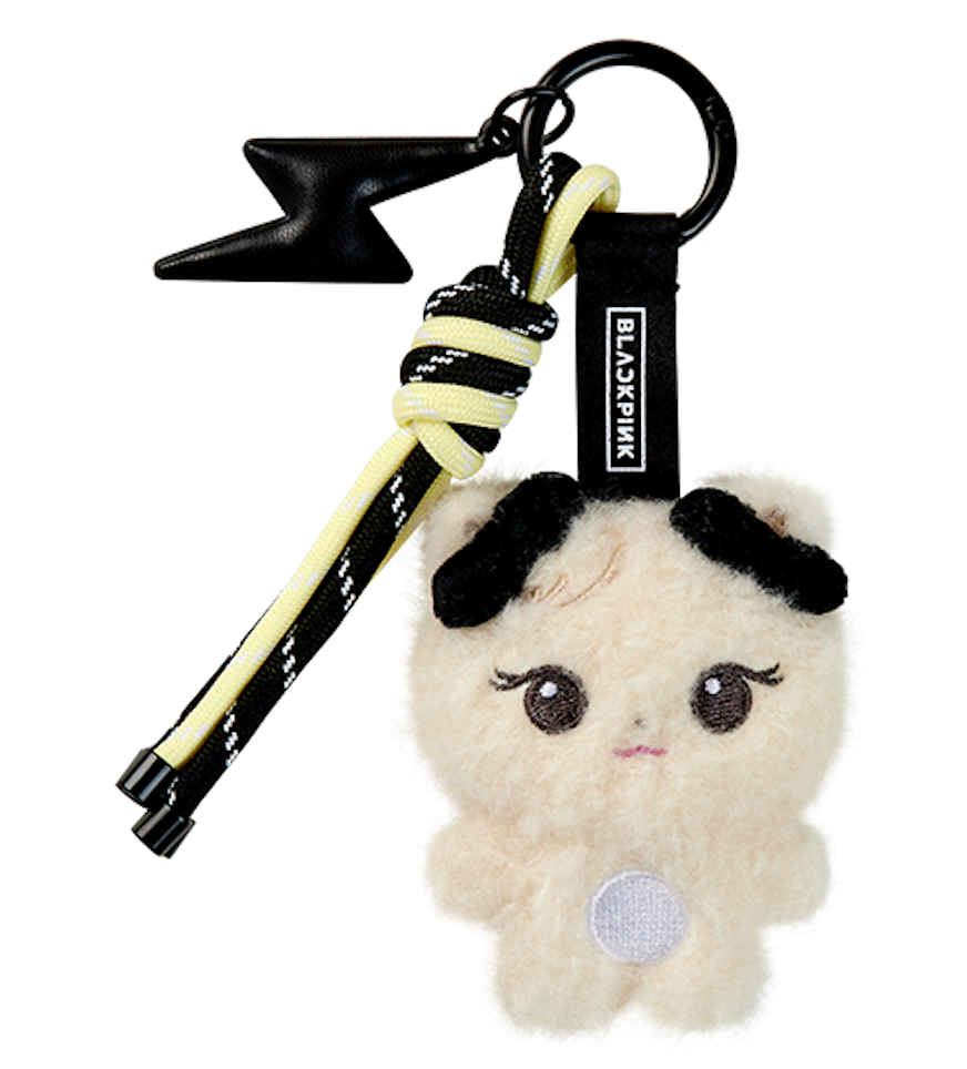 BLACKPINK POP-UP EXCLUSIVE CHARACTER PLUSH KEYRING SLIM ROSE VER. ROSIE