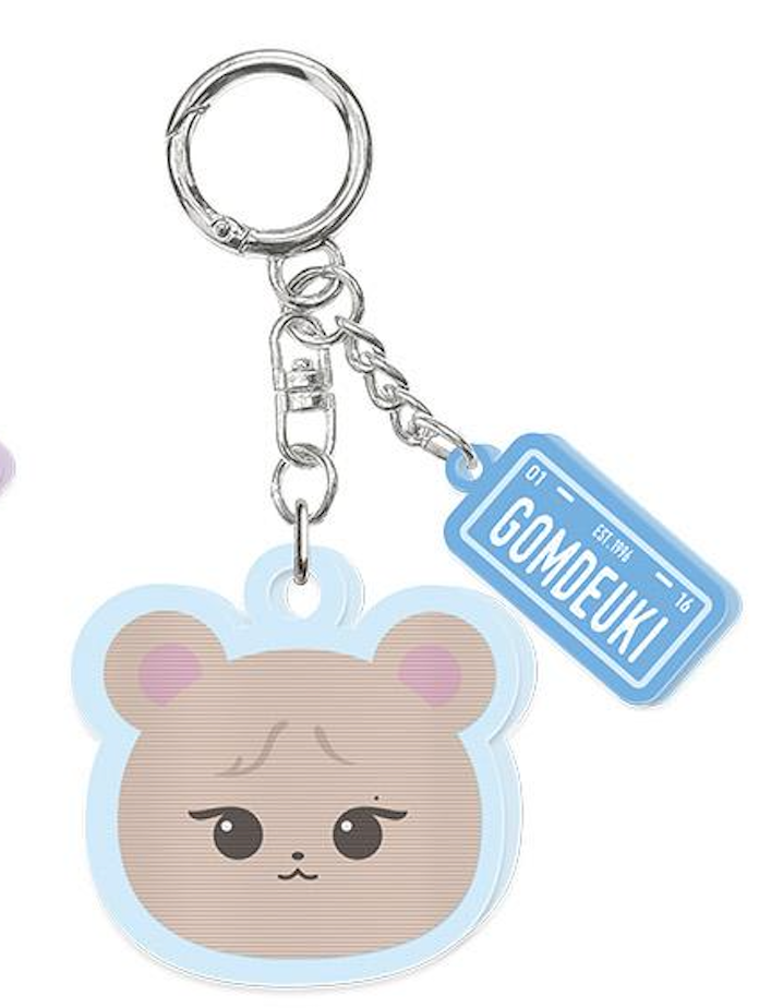BLACKPINK POP-UP EXCLUSIVE CHARACTER LENTICULAR KEYRING GOMDEUKI