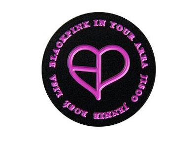 BLACKPINK POP-UP EXCLUSIVE PIN BADGE heart