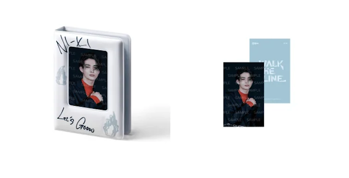 ENHYPEN – WORLD TOUR 'WALK THE LINE' PHOTO CARD BINDER Member