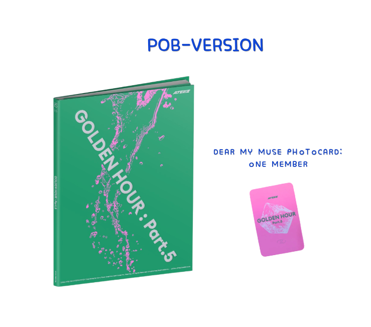 ATEEZ – GOLDEN HOUR : PART.5 GREEN + POB