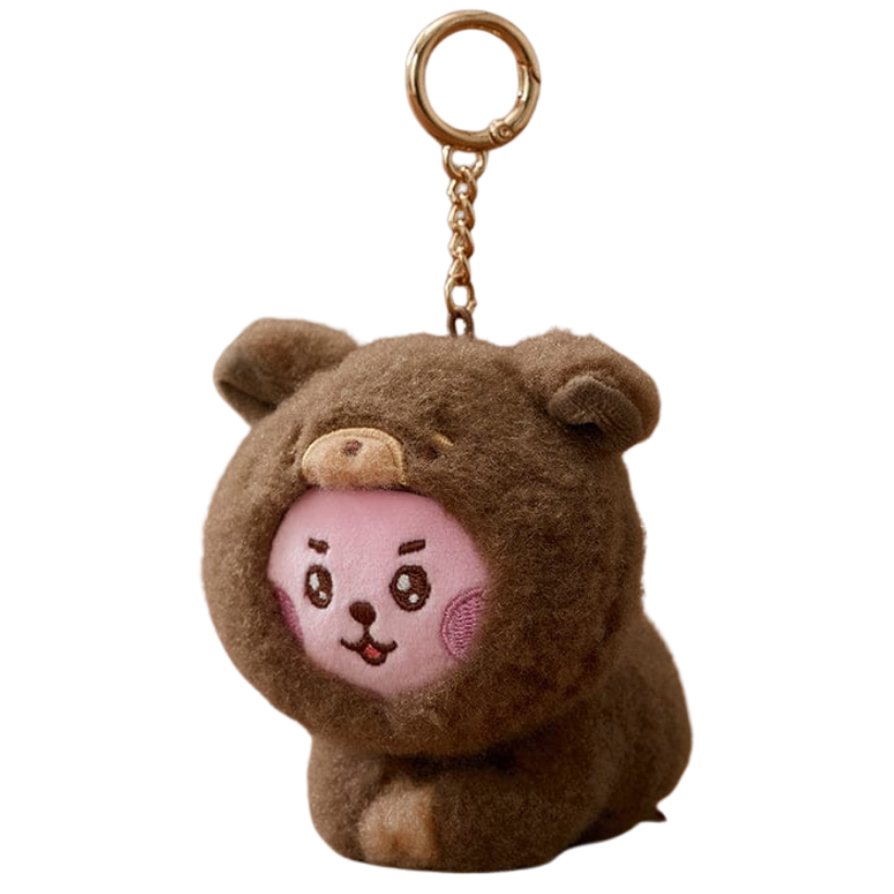 BT21 – BABY MORE FLUFFY PLUSH KEYRING COOKY