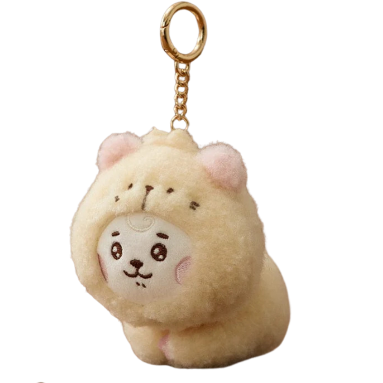 BT21 – BABY MORE FLUFFY PLUSH KEYRING RJ