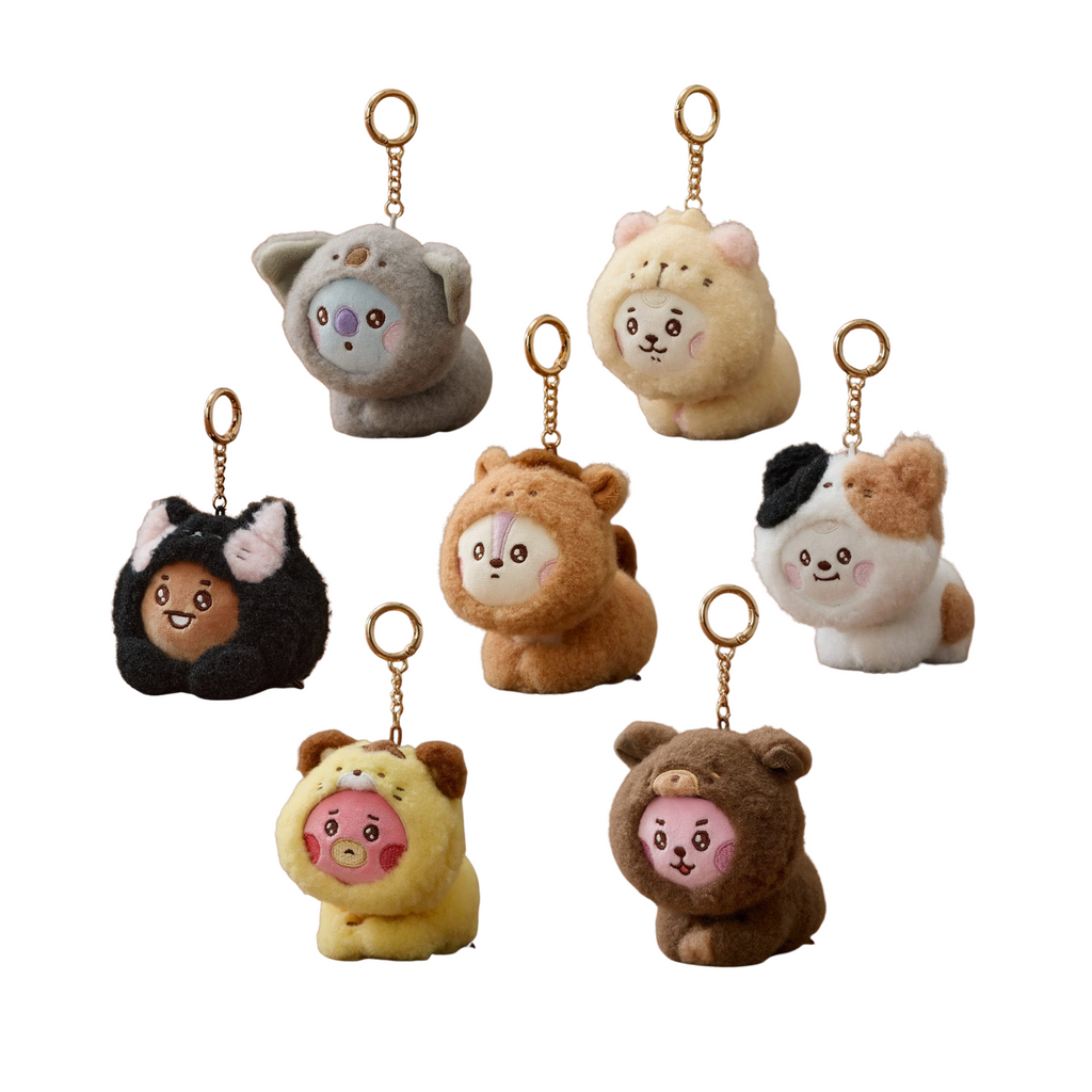 BT21 – BABY MORE FLUFFY PLUSH KEYRING 