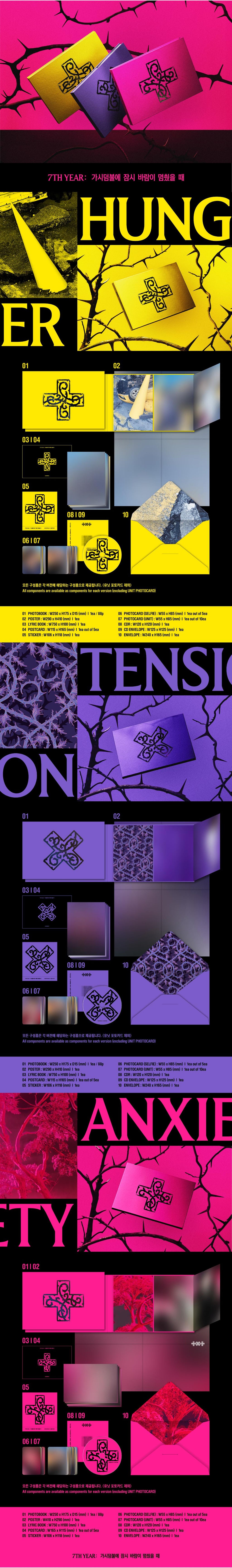 TXT – 7TH YEAR: A MOMENT OF STILLNESS IN THE THORNS inclusions