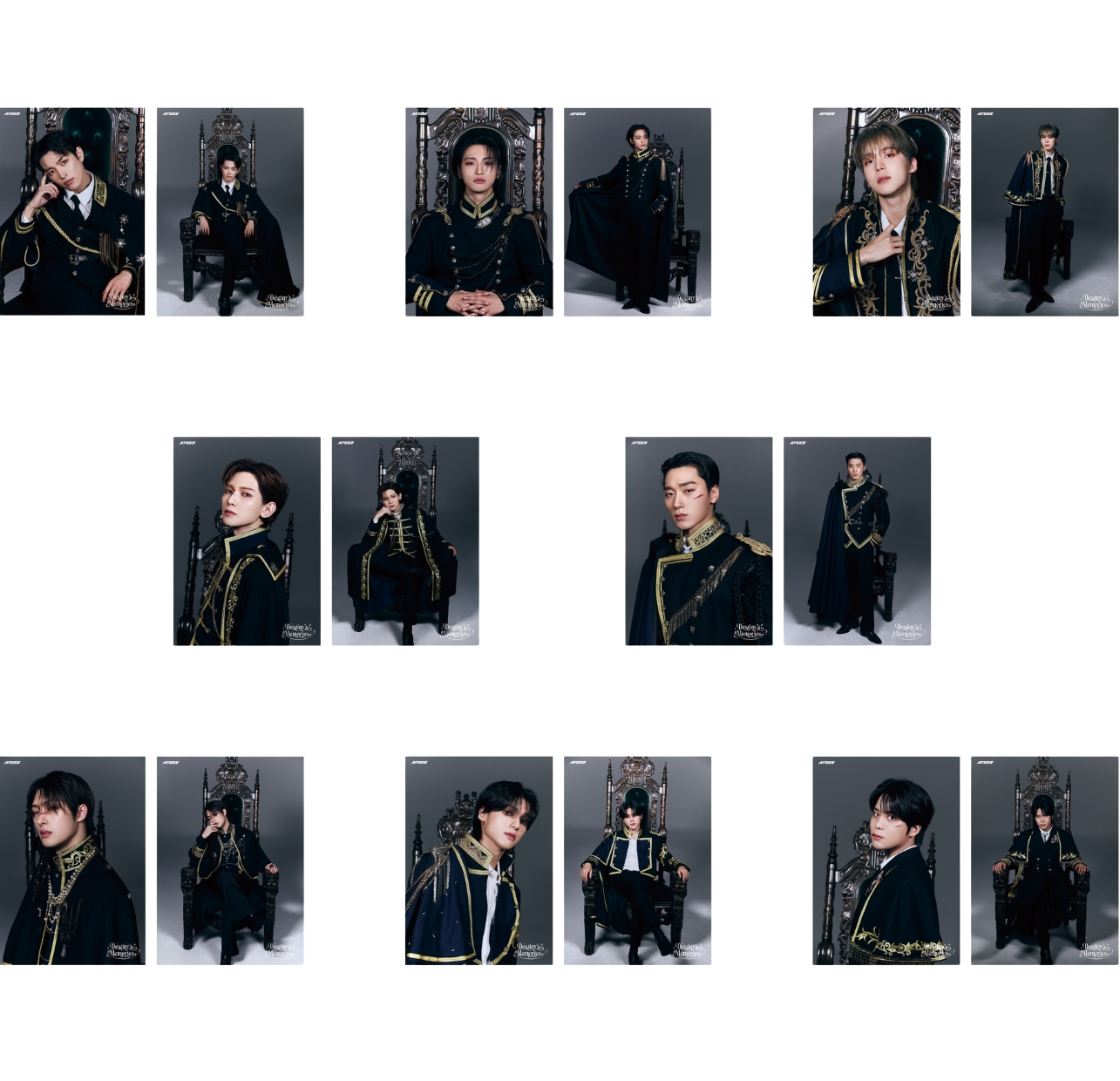 ATEEZ EXHIBITION "Destiny's Memories" – A3 POSTER SET