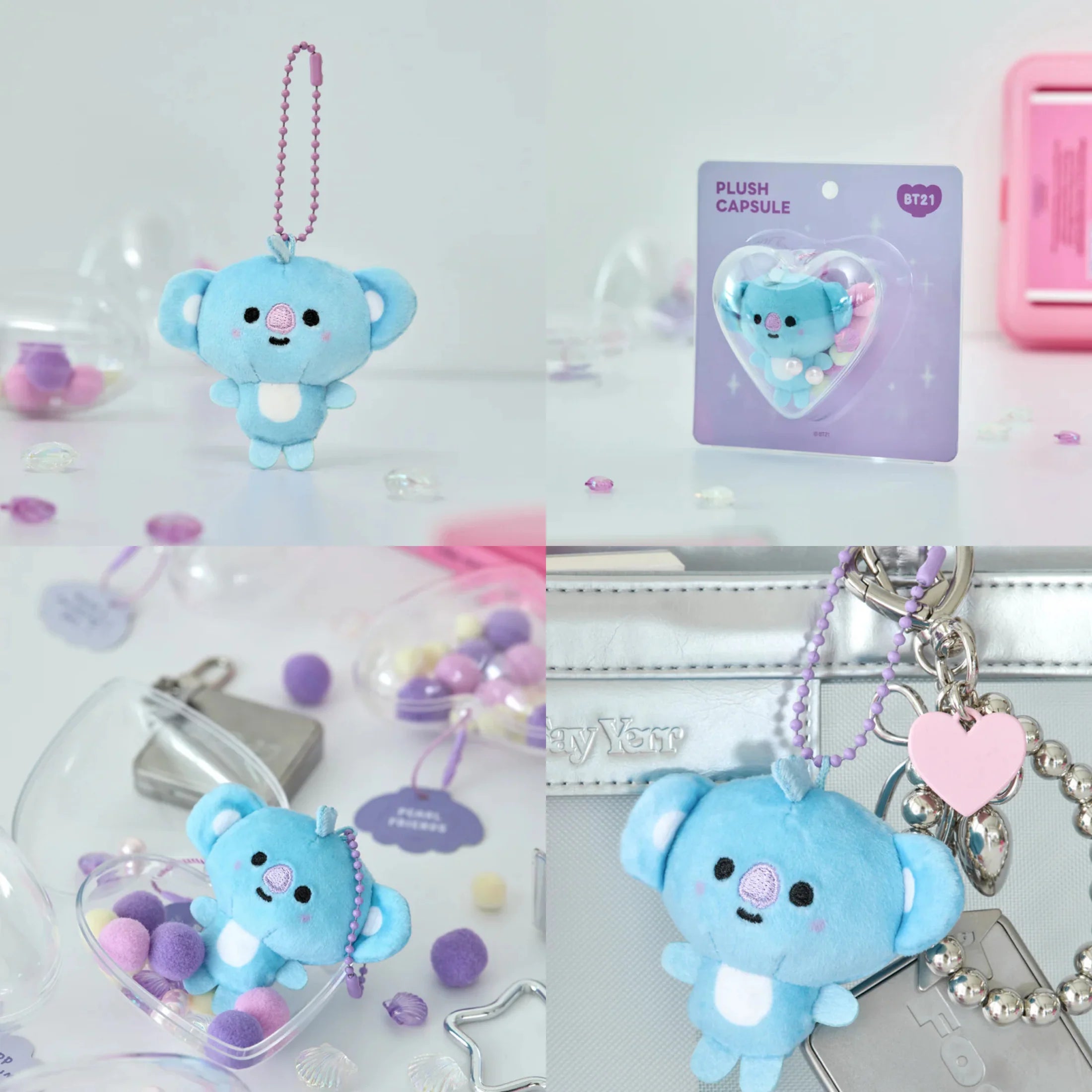 BT21 – BABY PEARL PLUSH KEYRING KOYA
