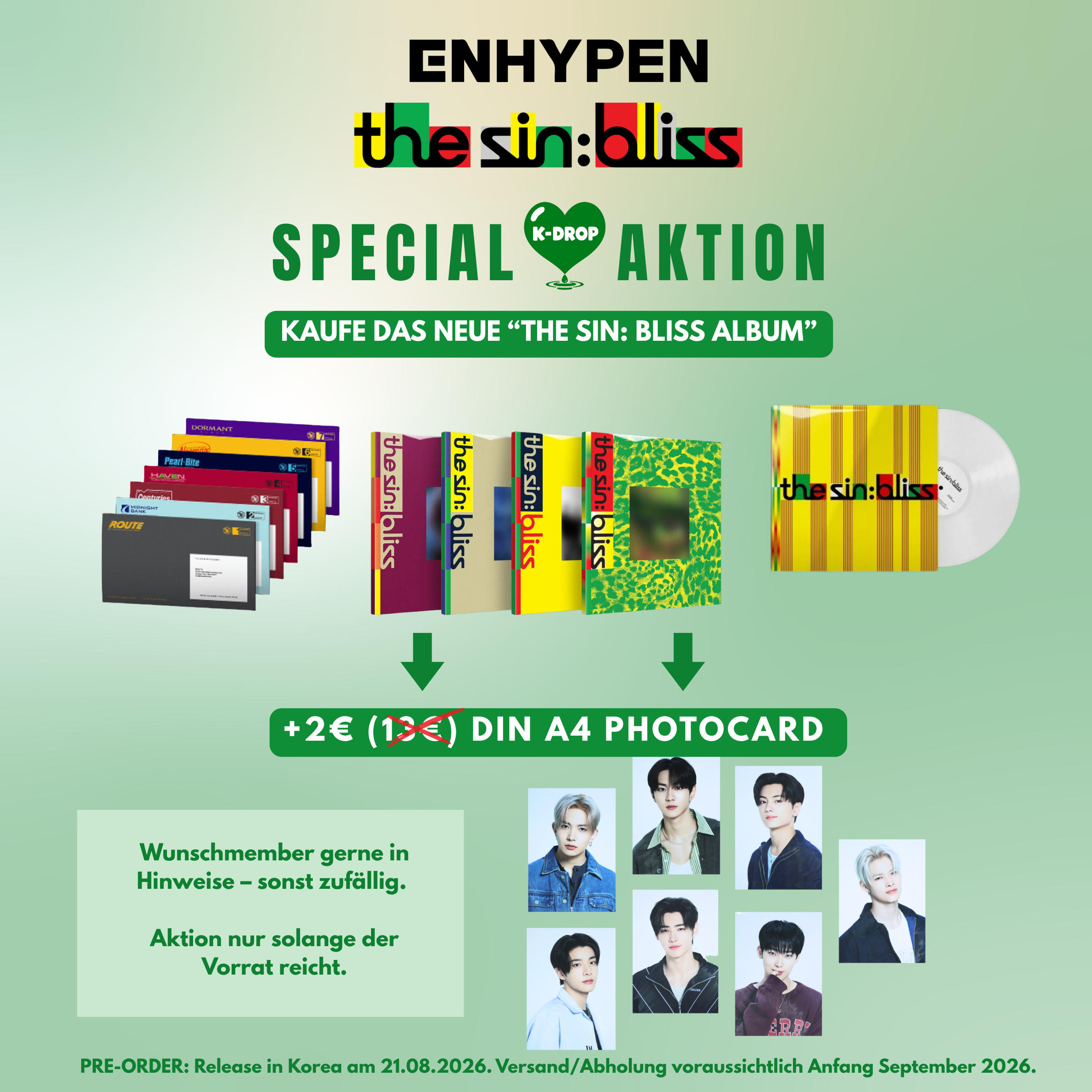 ENHYPEN – THE SIN : BLISS (VINYL)