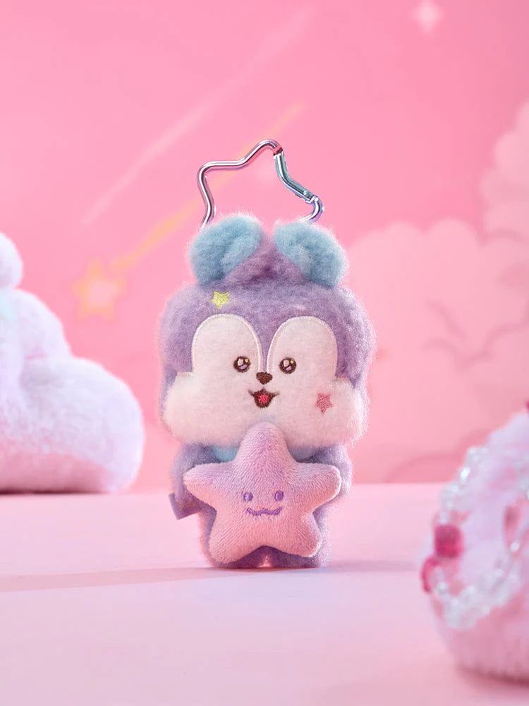 BT21 – PURPLE STAR PLUSH KEYRING THE JOURNEY MANG
