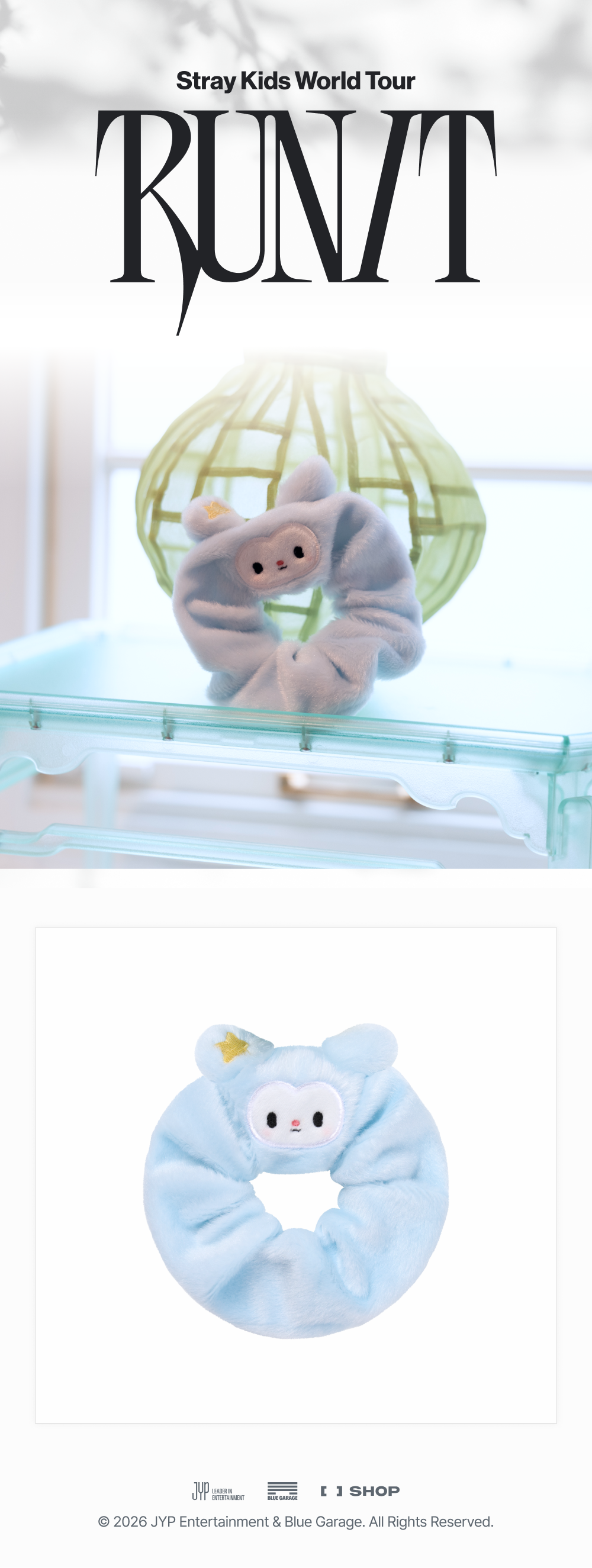 STRAY KIDS TASY SCRUNCHIE – RUN IT Details