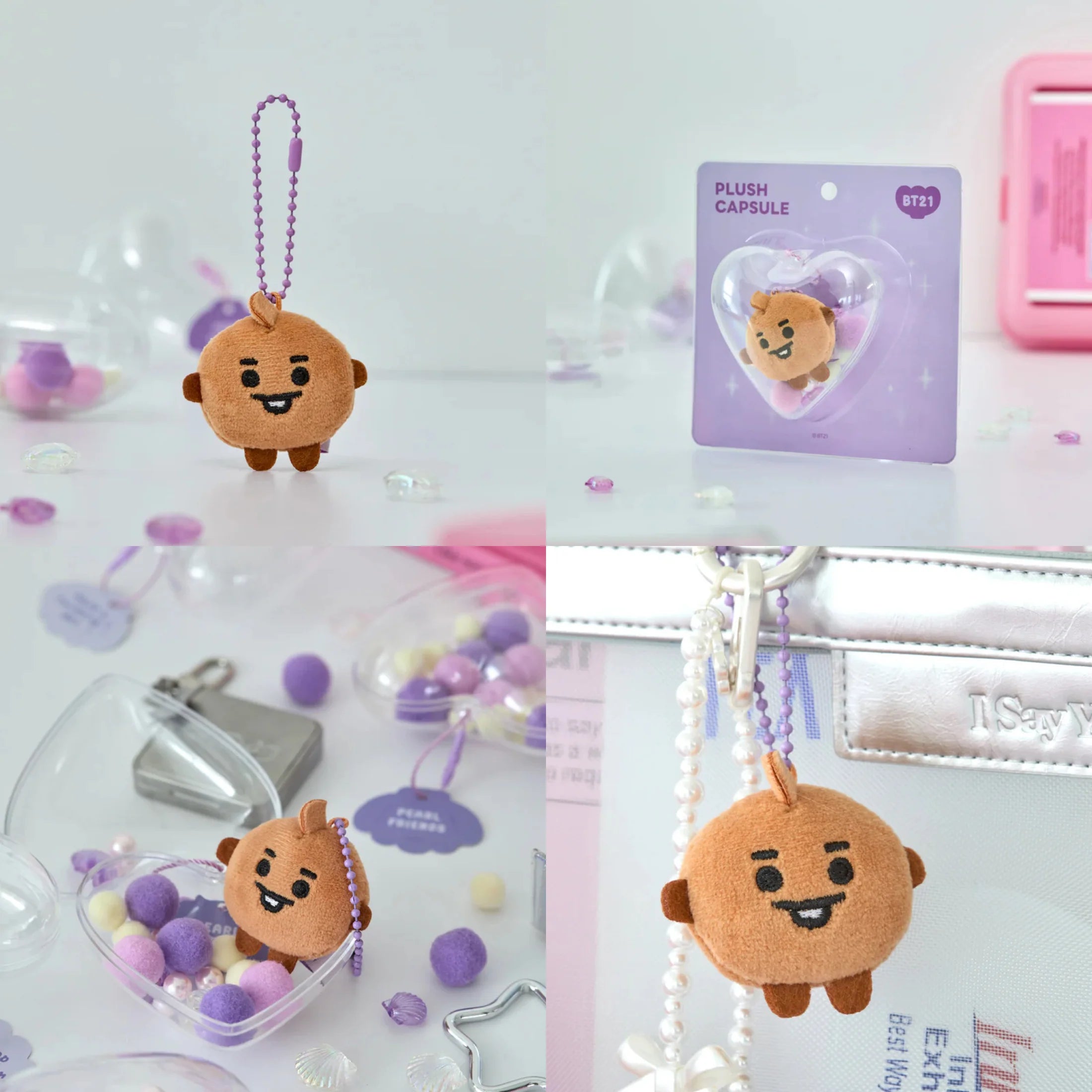 BT21 – BABY PEARL PLUSH KEYRING SHOOKY