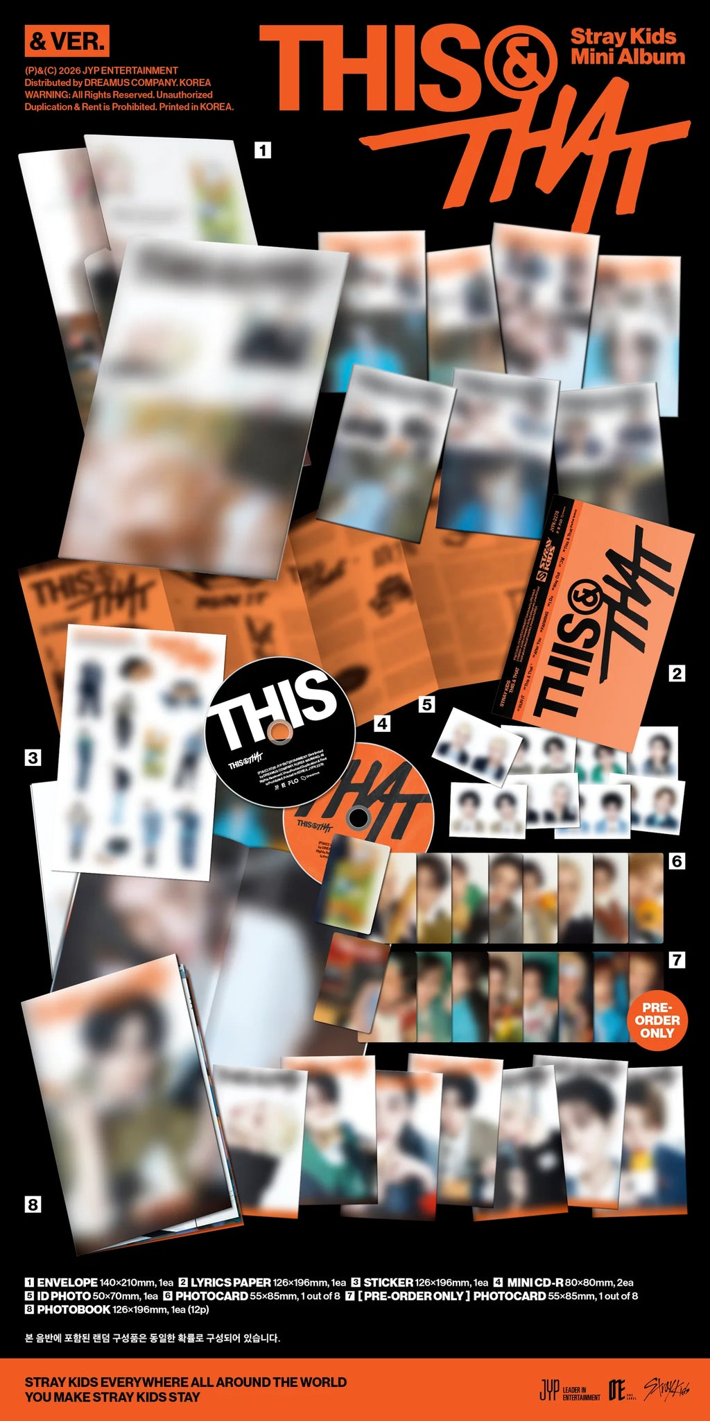 STRAY KIDS – THIS & THAT (& VER.) Details