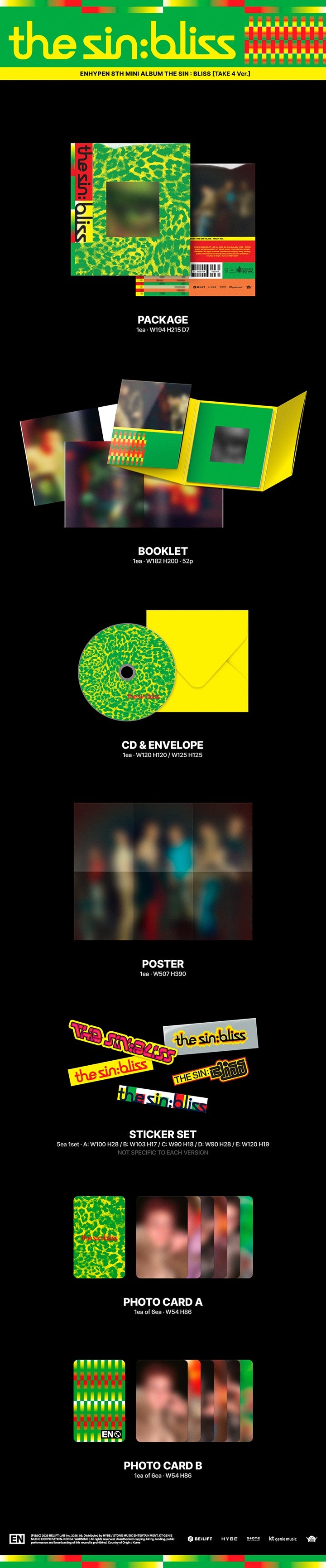 ENHYPEN – THE SIN : BLISS (8TH MINI ALBUM )