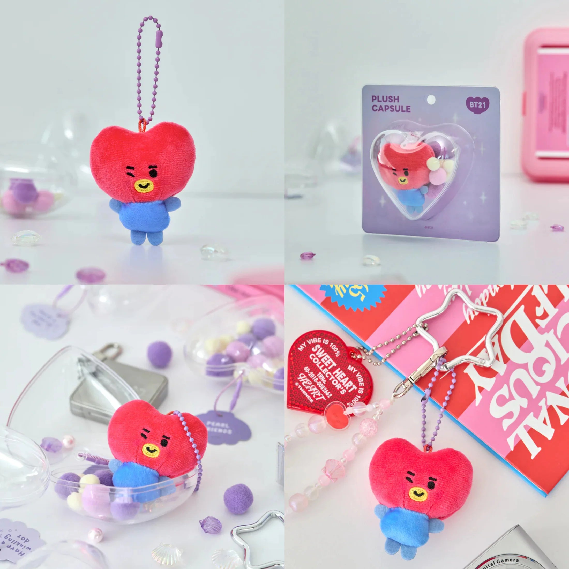 BT21 – BABY PEARL PLUSH KEYRING TATA