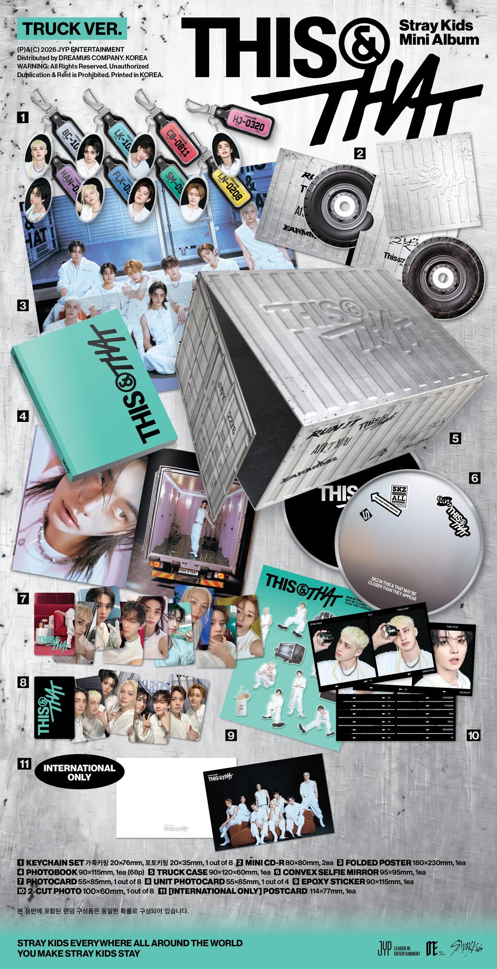 STRAY KIDS - THIS & THAT (TRUCK VER.) Details