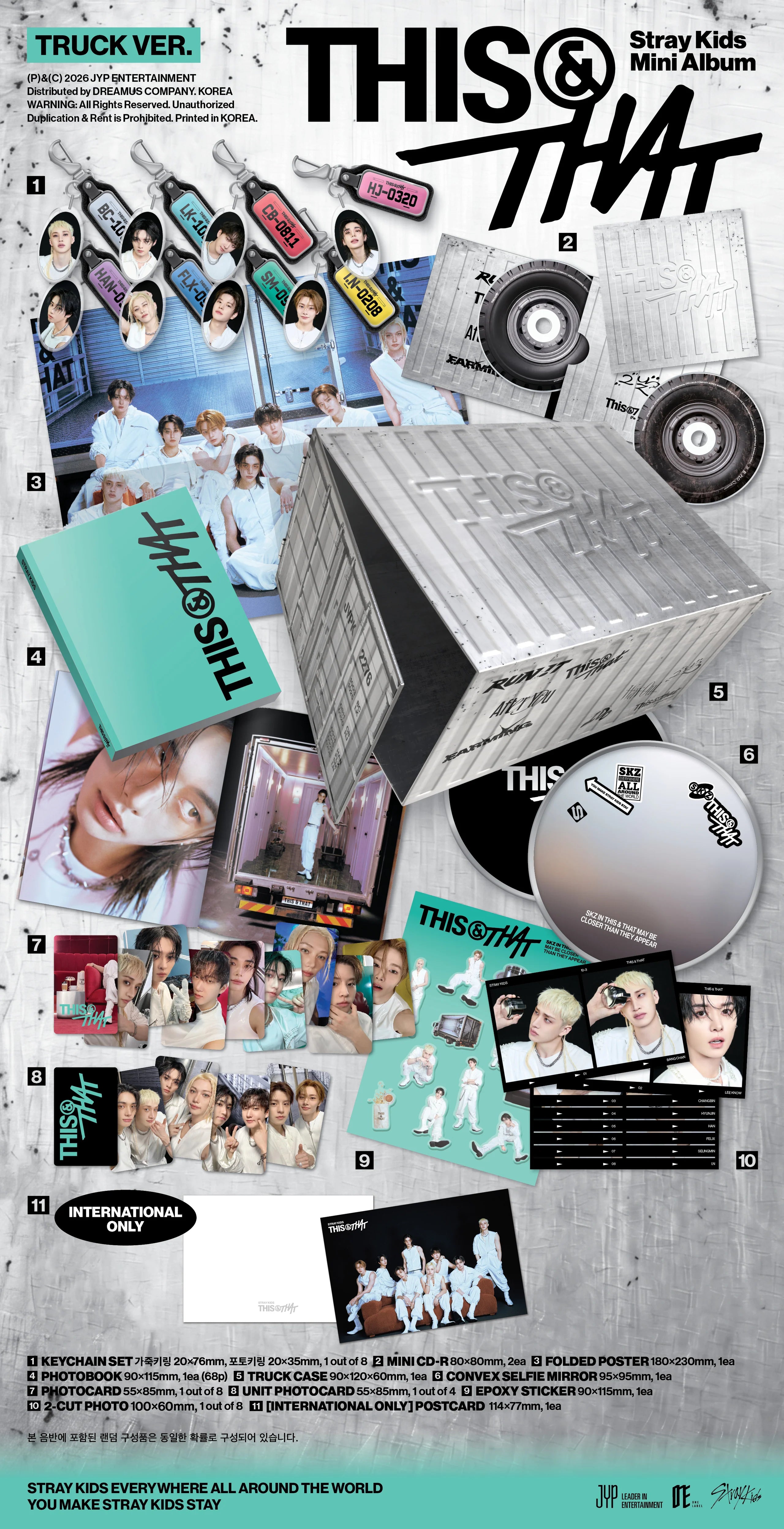 STRAY KIDS - THIS & THAT (TRUCK VER.) Details