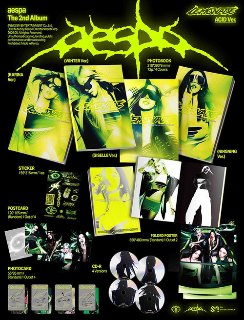 2ND ALBUM [LEMONADE] (ACID VER.) Inclusions