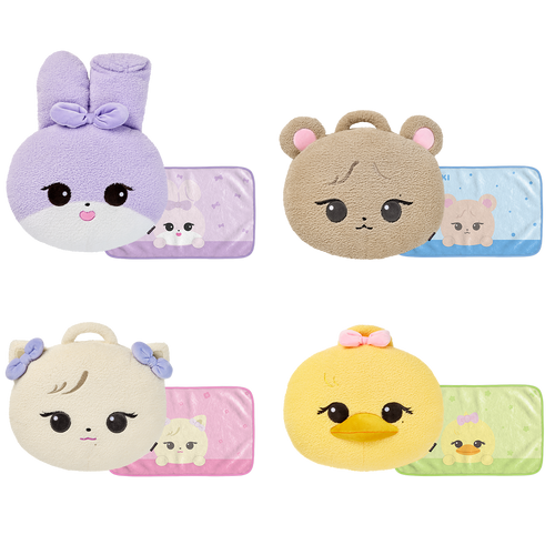 BLACKPINK POP-UP EXCLUSIVE CHARACTER BLANKET CUSHION ALL CHARACTER