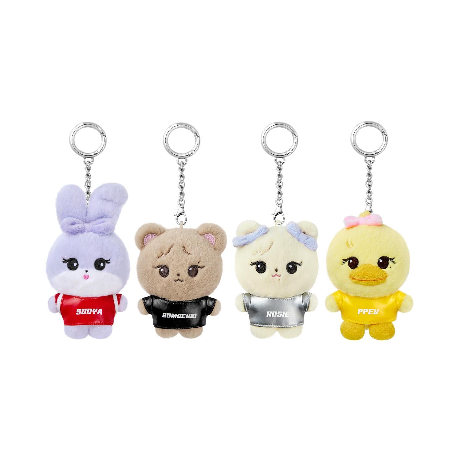 BLACKPINK POP-UP EXCLUSIVE CHARACTER MINI PLUSH KEYRING JUMP ALL CHARACTER