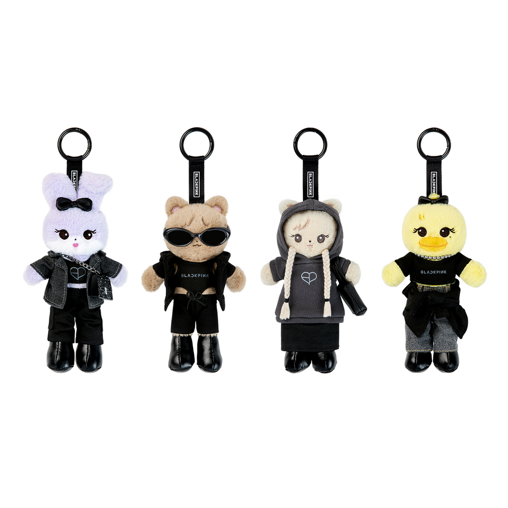 BLACKPINK POP-UP EXCLUSIVE CHARACTER PLUSH KEYRING LONG ALL MEMBER