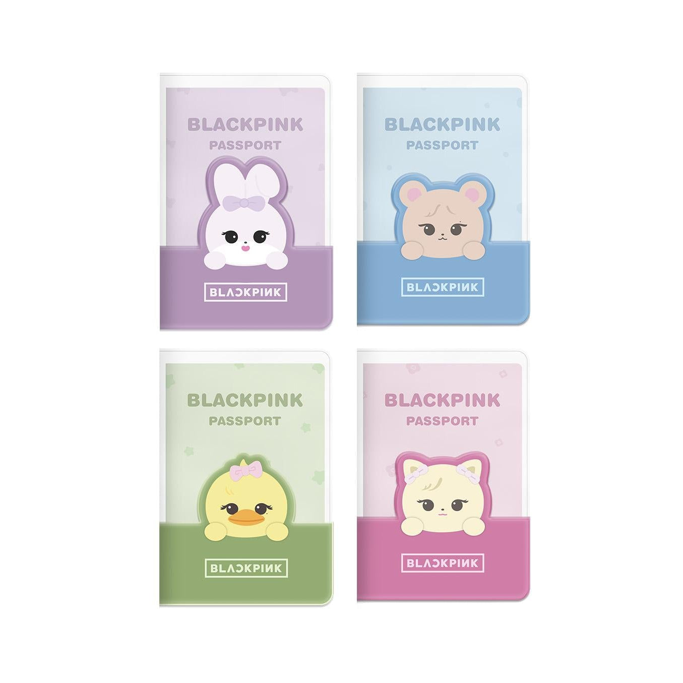 BLACKPINK POP-UP EXCLUSIVE CHARACTER PASSPORT CUSTOM KIT
