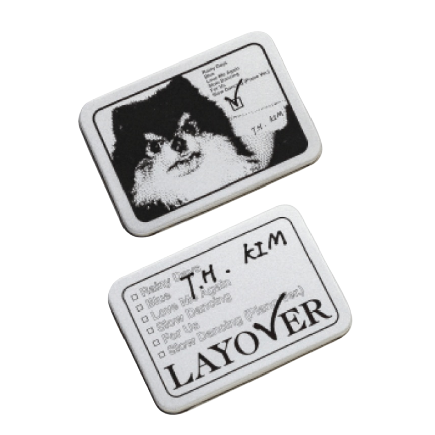 BTS V – LAYOVER TIN CASE STICKER SET 2 Versions