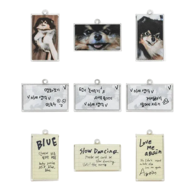 BTS V – LAYOVER KEYRING 3 Versions