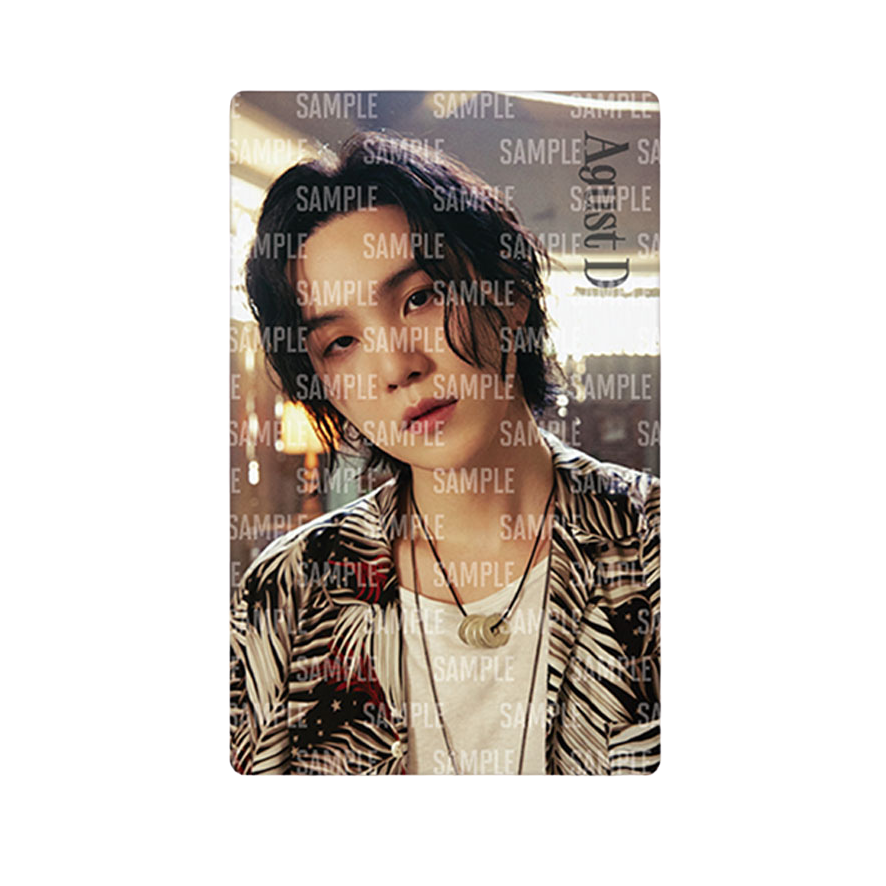 BTS SUGA (Agust D) – D-DAY METALLIC PHOTO CARD