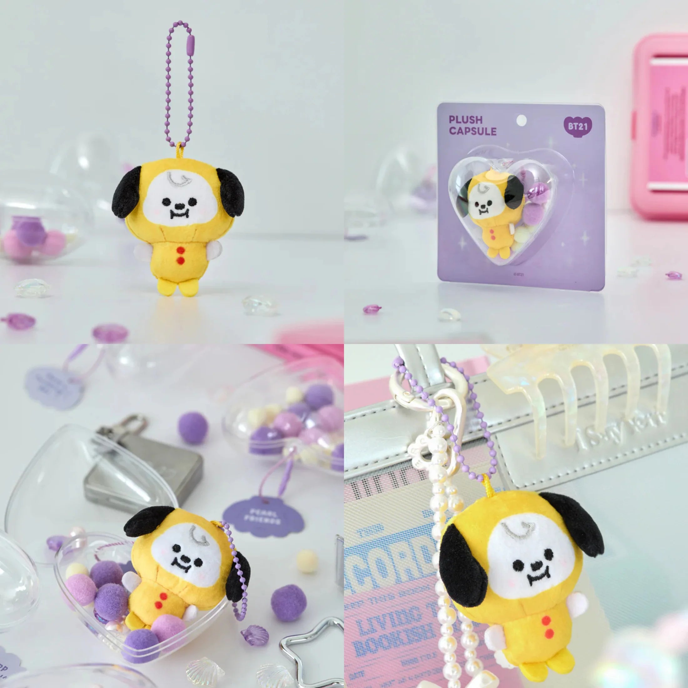 BT21 – BABY PEARL PLUSH KEYRING  CHIMMY