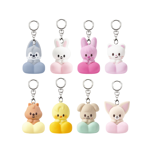 SKZOO SECRET CLICKER KEYRING – RUN IT all Skzoo keyrings