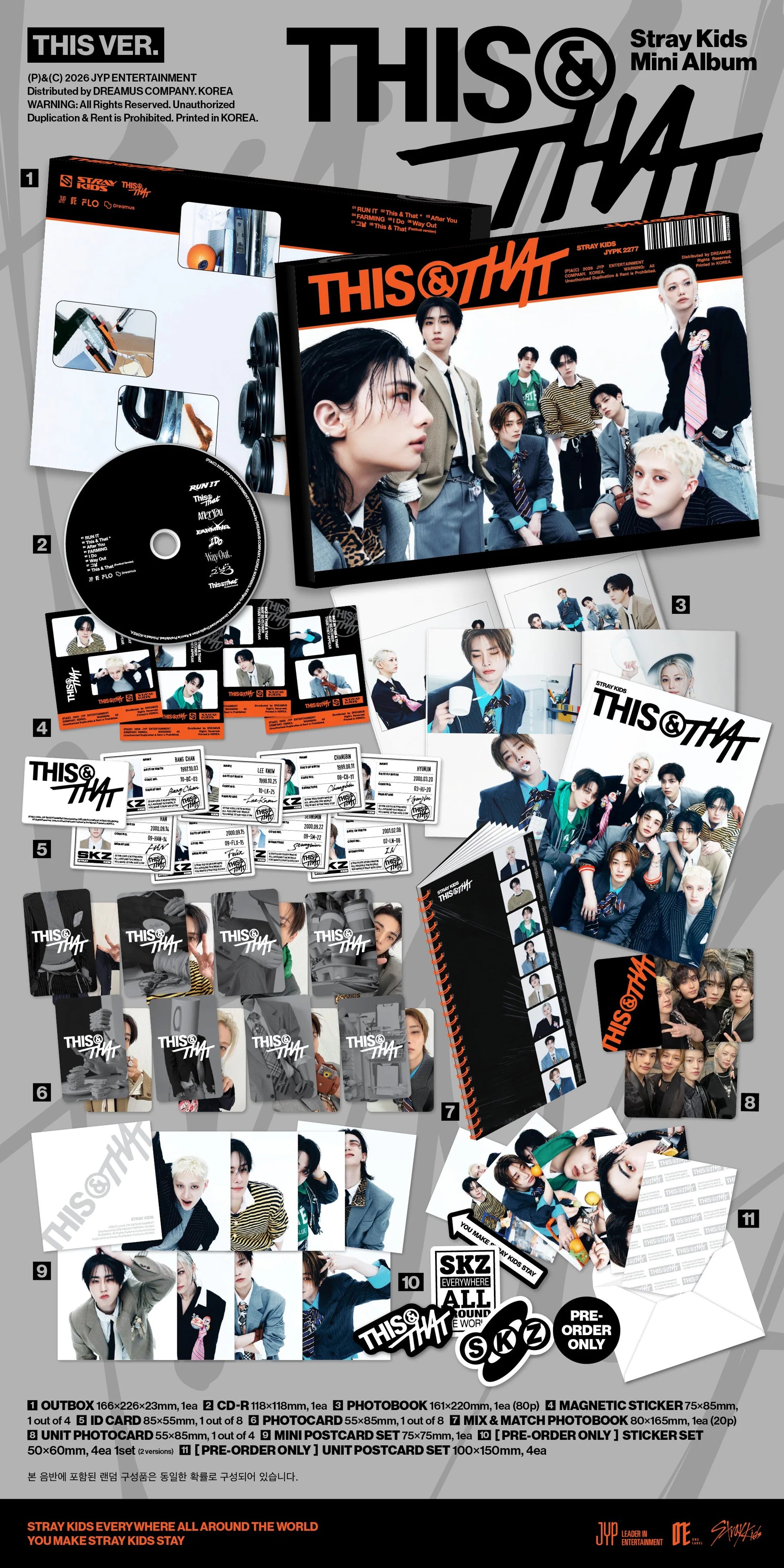 STRAY KIDS – THIS & THAT (mit POB) this ver.