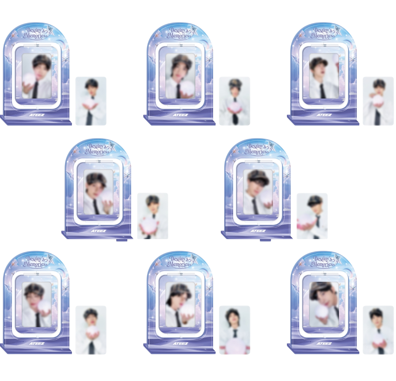 ATEEZ EXHIBITION "Destiny's Memories" – ACRYLIC TURNING STAND