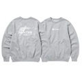 NMIXX POP-UP EXCLUSIVE GREY SWEATSHIRT FRONT BACK