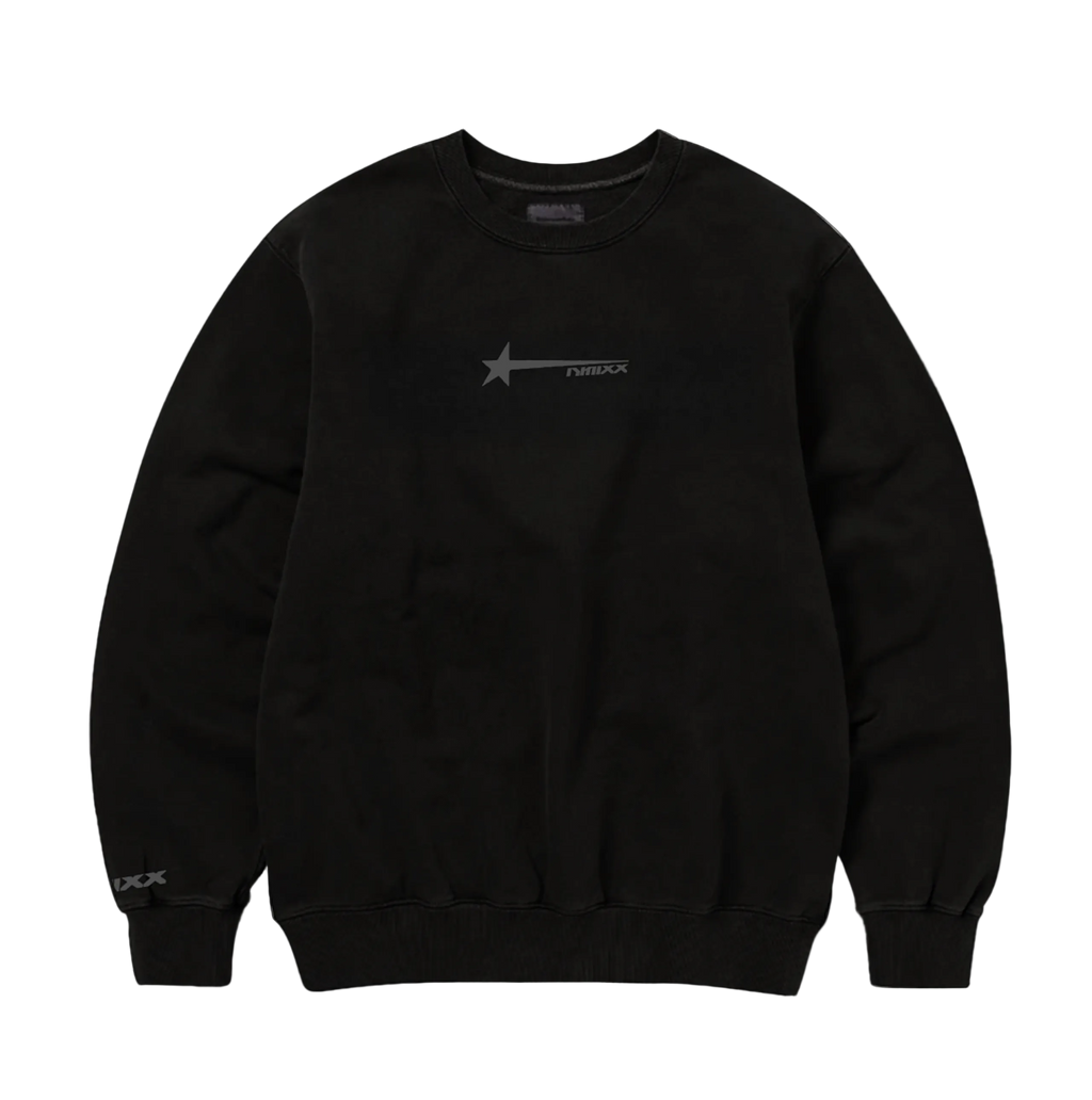 NMIXX POP-UP EXCLUSIVE BLACK SWEATSHIRT FRONT
