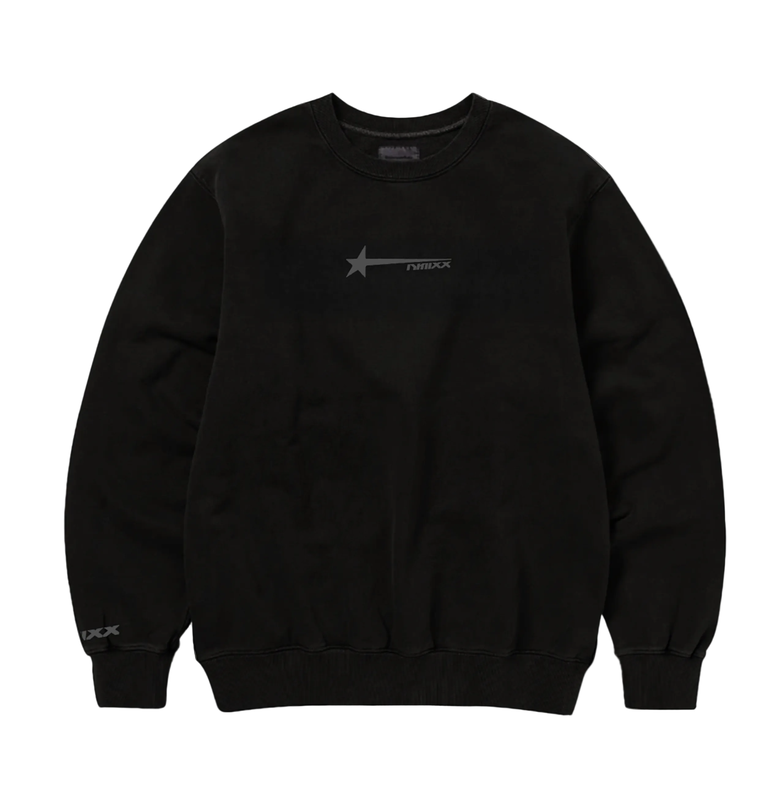 NMIXX POP-UP EXCLUSIVE BLACK SWEATSHIRT FRONT