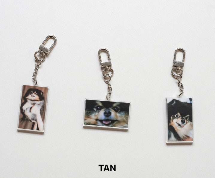 BTS V – LAYOVER KEYRING TAN